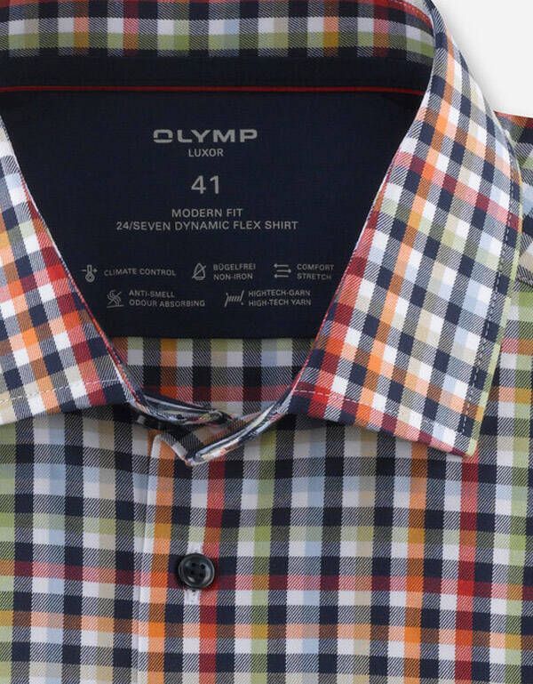 Рубашка мужская OLYMP Luxor 24/7, modern fit | купить в интернет-магазине Olymp-Men