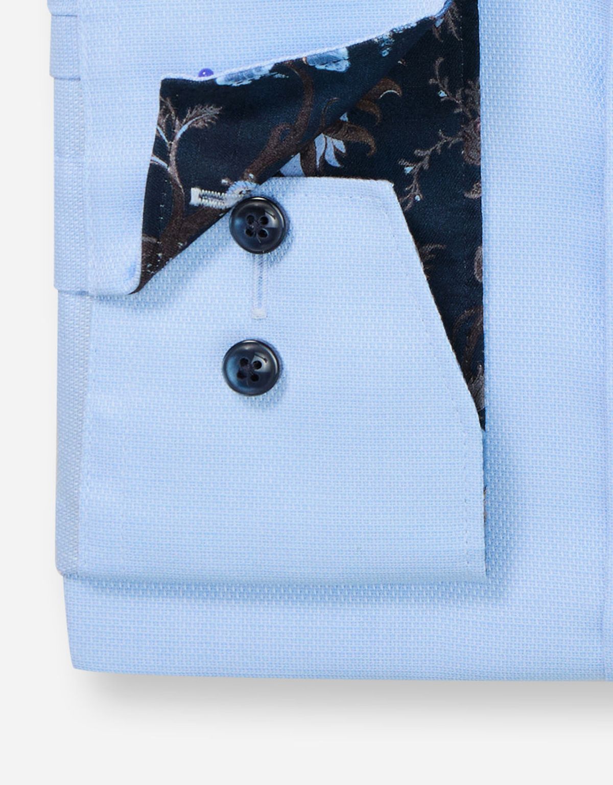 Рубашка классическая голубая Olymp Luxor Big, прямой крой | купить в интернет-магазине Olymp-Men