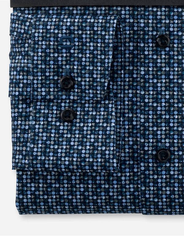 Рубашка трикотажная мужская OLYMP с принтом Luxor 24/7, modern fit | купить в интернет-магазине Olymp-Men