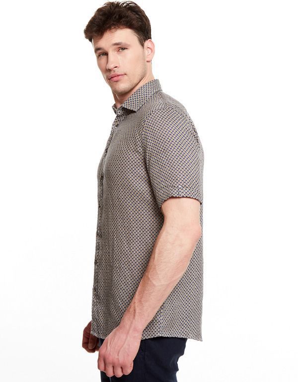 Рубашка льняная мужская OLYMP Casual, modern fit