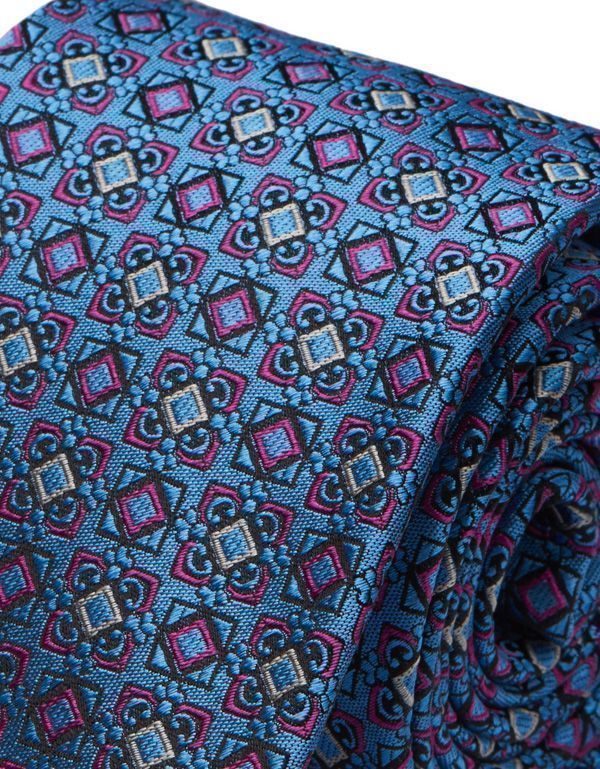 Галстук удлиненный Bernd Hennes c орнаментом, широкий, 8,5 см | купить в интернет-магазине Olymp-Men