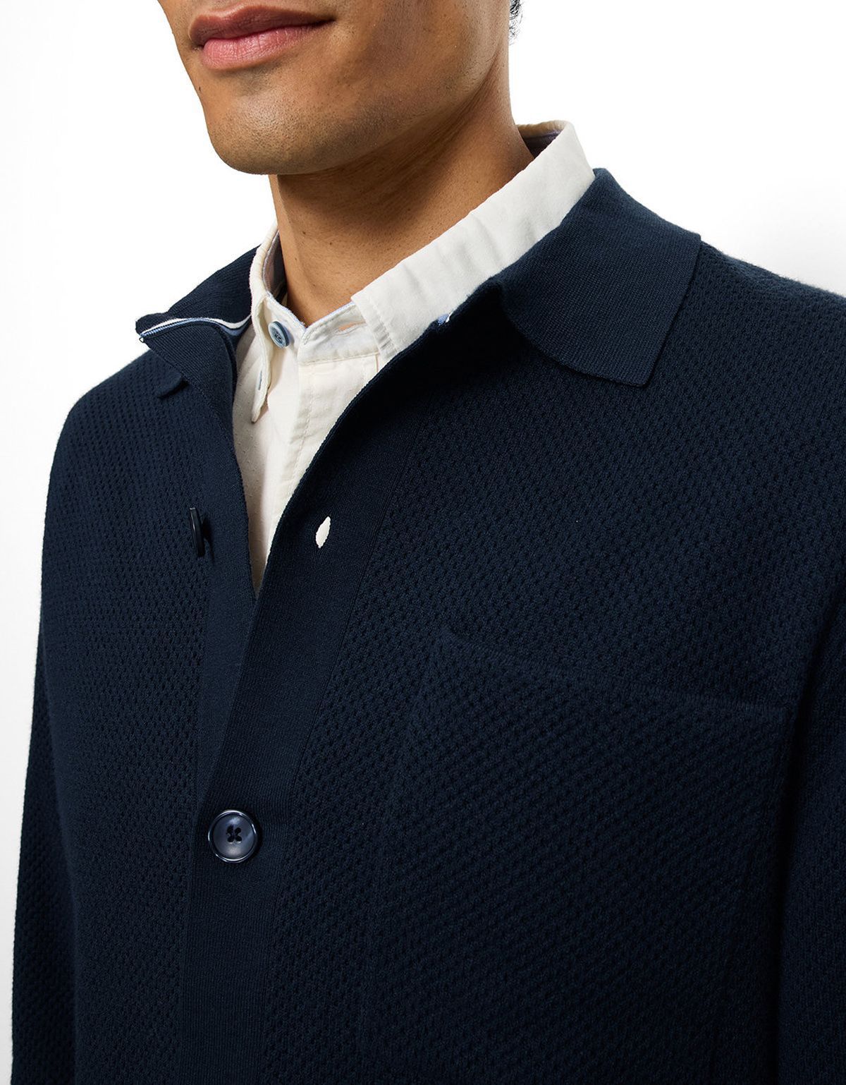 Кардиган мужской вязаный на пуговицах с карманом Olymp | купить в интернет-магазине Olymp-Men