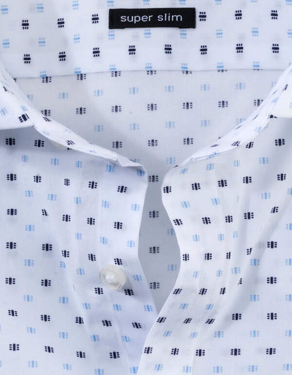 Мужская классическая рубашка OLYMP №6, супер слим | купить в интернет-магазине Olymp-Men