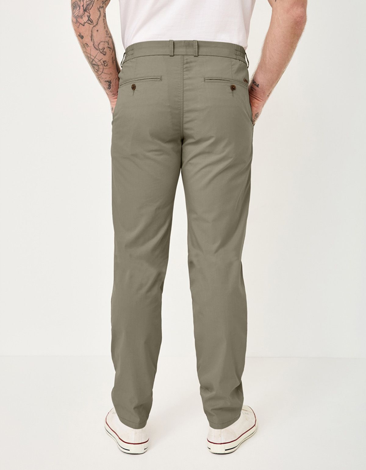 Брюки чинос летние зелёные Redpoint | купить в интернет-магазине Olymp-Men