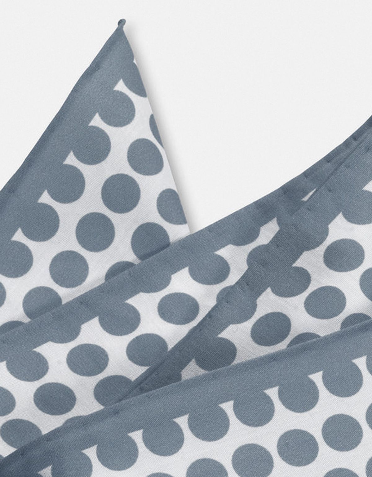 Хлопковый платок в карман пиджака серый горох | купить в интернет-магазине Olymp-Men