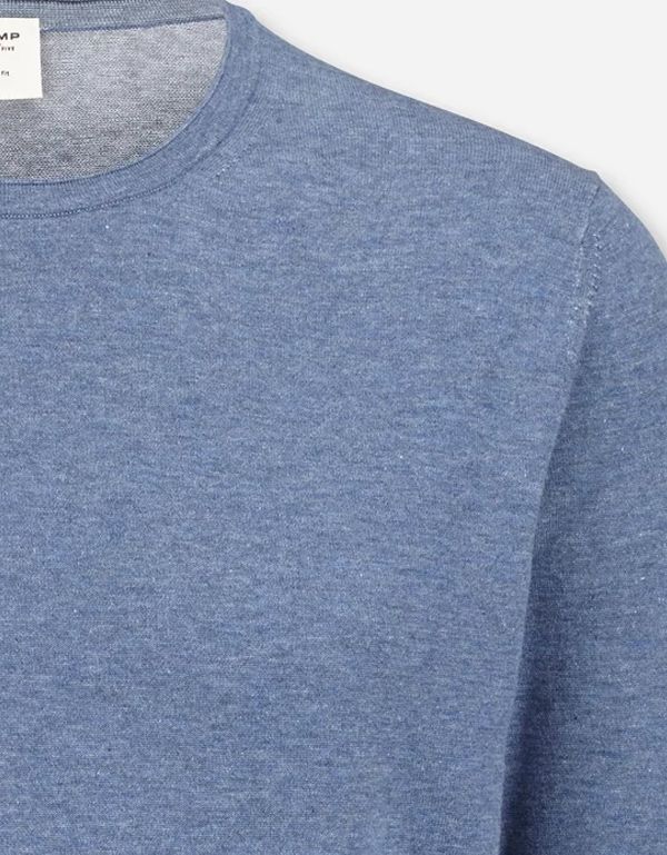 Джемпер мужской с круглым вырезом Olymp, body fit | интернет-магазин Olymp-Men