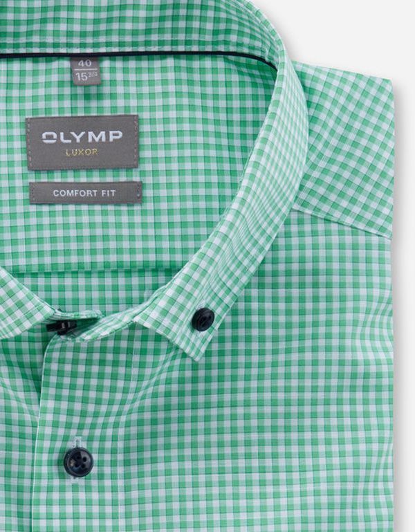 Рубашка мужская в клетку OLYMP Luxor, прямой крой
