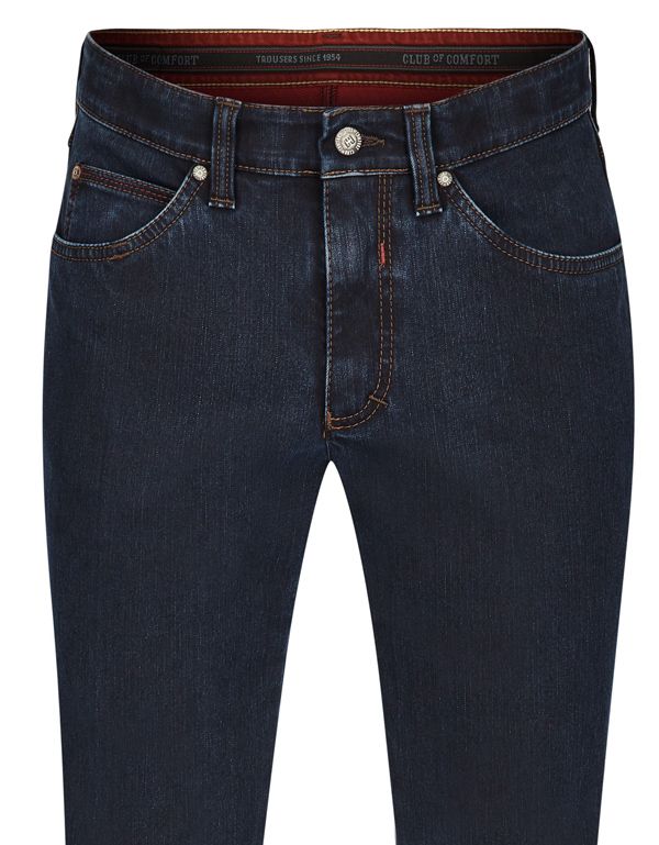 Джинсы утепленные мужские синие Club Of Comfort, прямые, мод.Henry | купить в интернет-магазине Olymp-Men