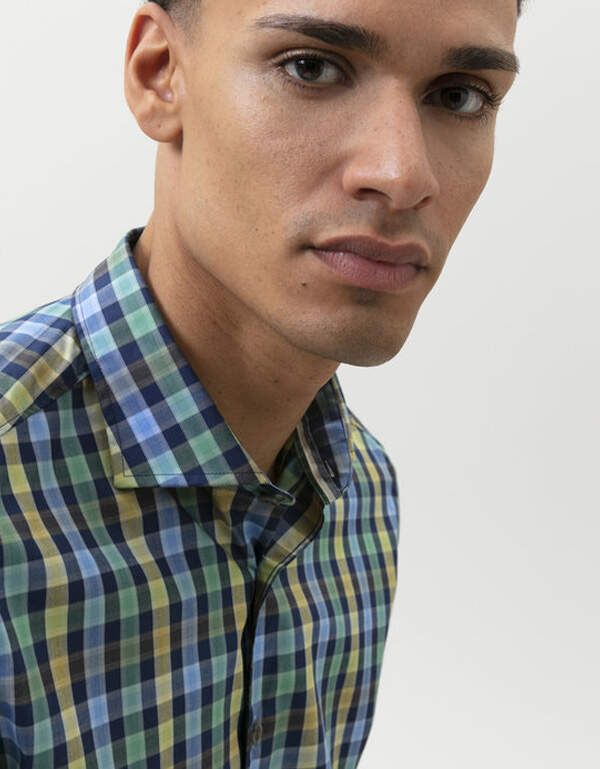 Рубашка мужская в клетку OLYMP, хлопковая | купить в интернет-магазине Olymp-Men