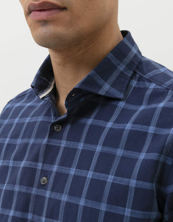 Рубашка в клетку Olymp Smart Casual, body fit | купить в интернет-магазине Olymp-Men