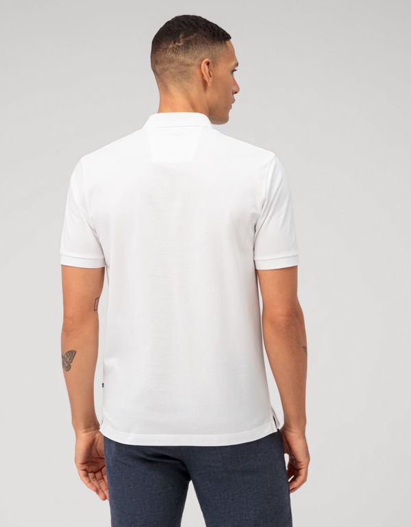 Поло белое мужское Olymp однотонное | купить в интернет-магазине Olymp-Men