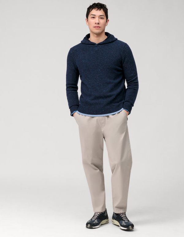 Толстовка вязаная мужская OLYMP с капюшоном, modern fit | купить в интернет-магазине Olymp-Men