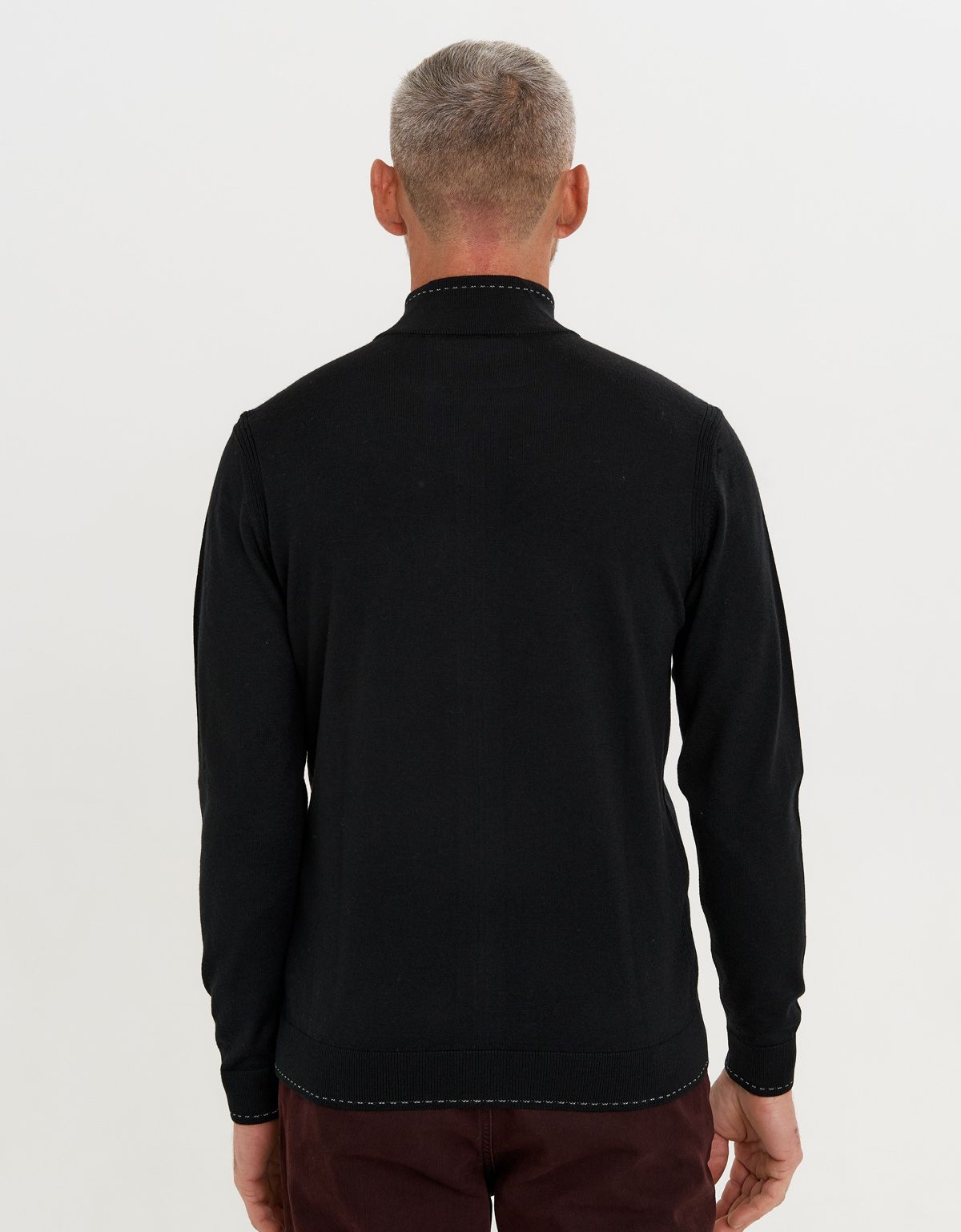 Кардиган чёрный мужской Gratude на молнии | купить в интернет-магазине Olymp-Men