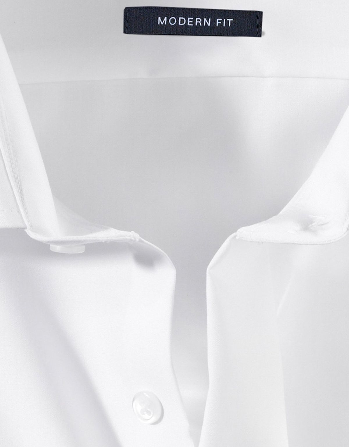 Сорочка белая мужская с потайной планкой Olymp Luxor, modern fit