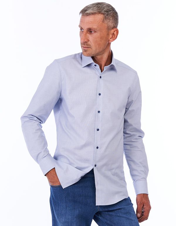 Рубашка классическая мужская OLYMP с длинным рукавом, body fit | купить в интернет-магазине Olymp-Men