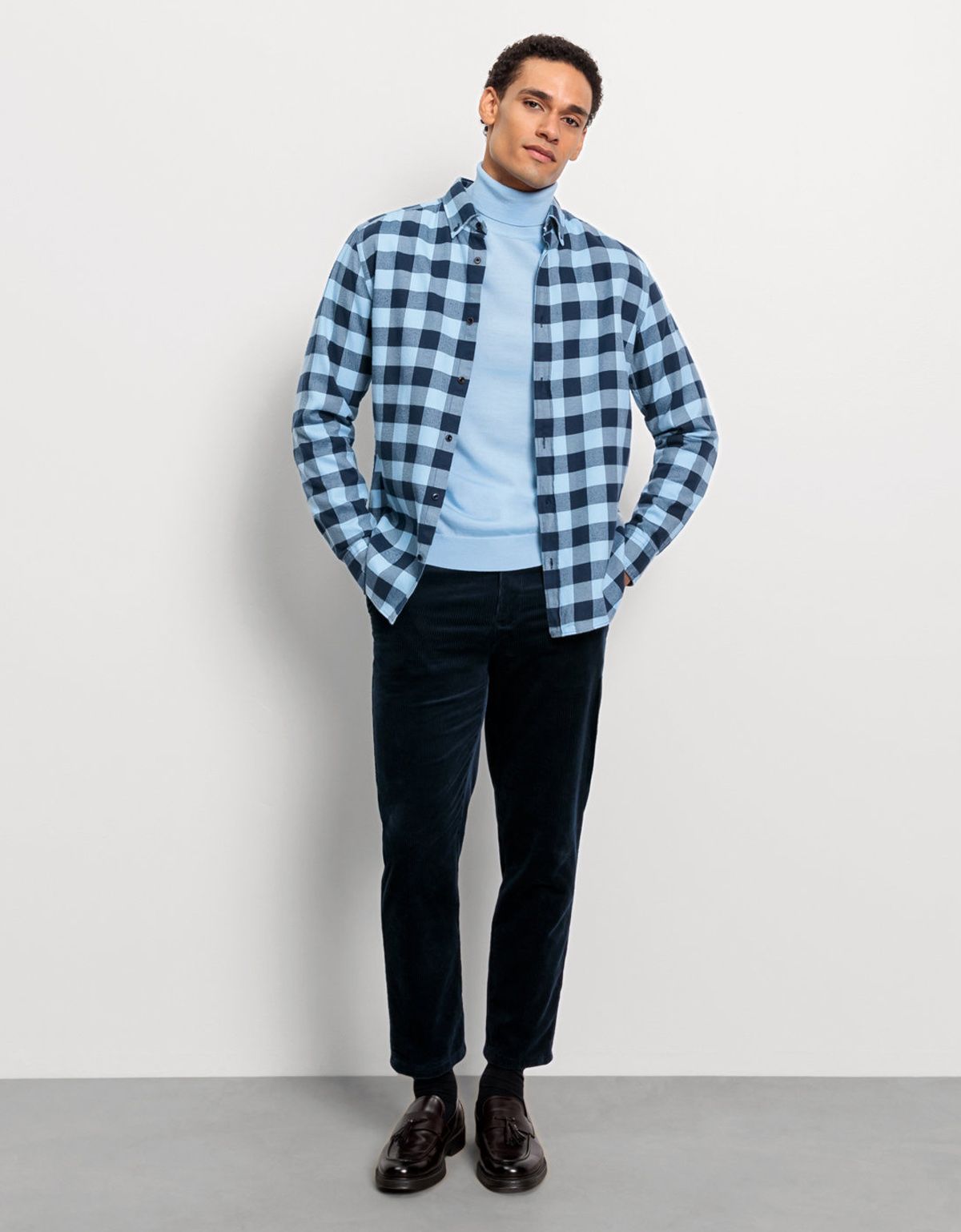 Рубашка фланелевая в клетку Olymp Casual | купить в интернет-магазине Olymp-Men