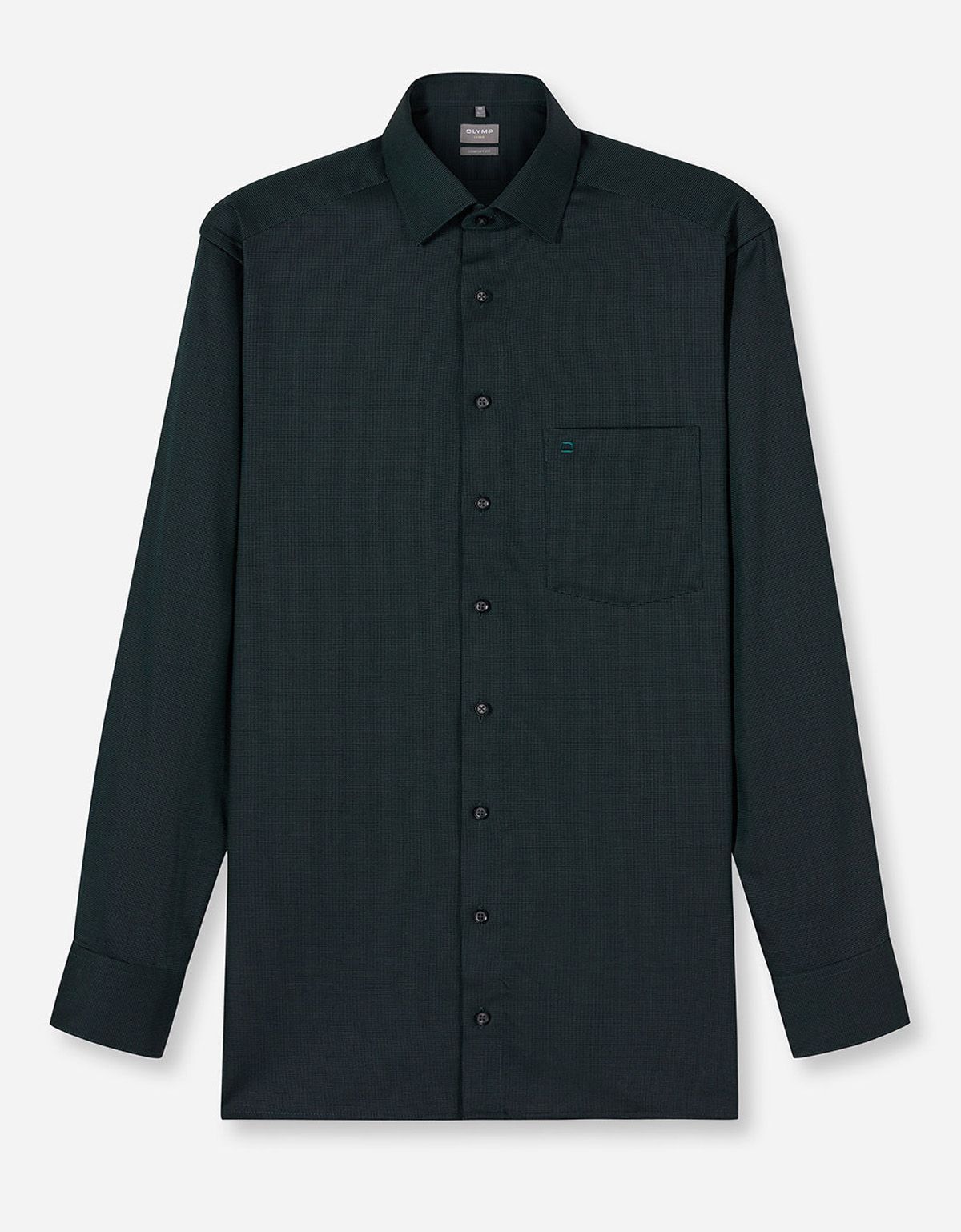 Рубашка мужская однотонная Olymp Luxor, прямой крой на высокий рост | купить в интернет-магазине Olymp-Men