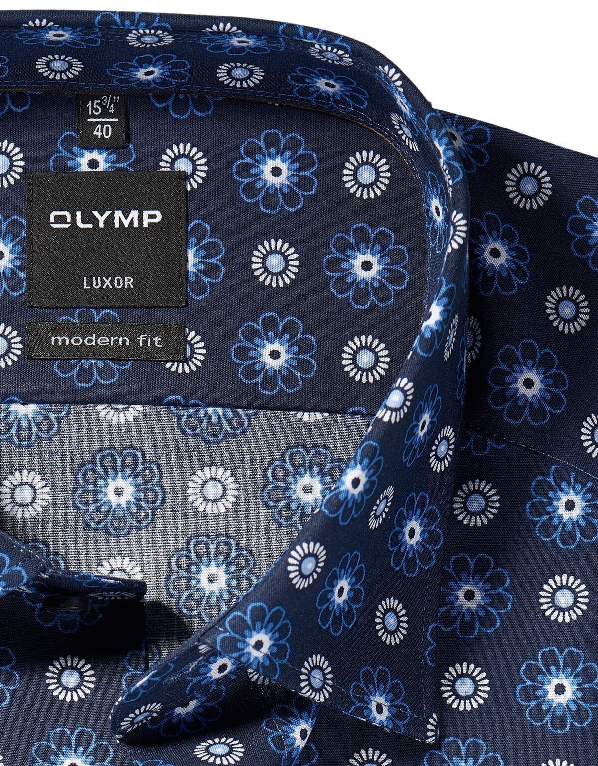 Рубашка мужская OLYMP Luxor с принтом, modern fit | купить в интернет-магазине Olymp-Men