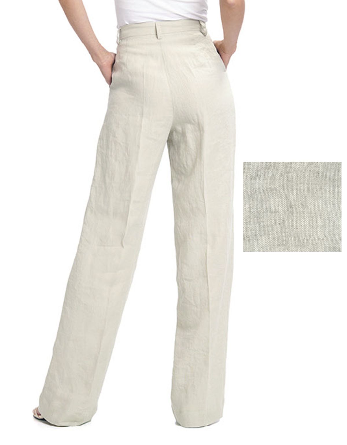 Брюки льняные светлые женские w.Wegener | интернет-магазин Olymp-Men