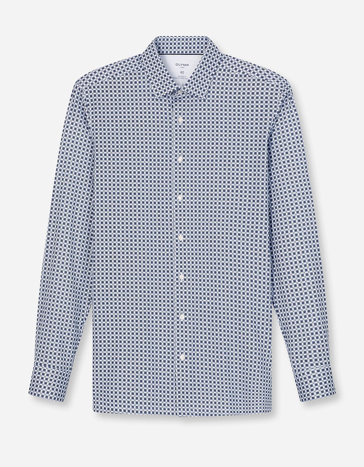 Рубашка трикотажная с рисунком Olymp, modern fit | купить в интернет-магазине Olymp-Men