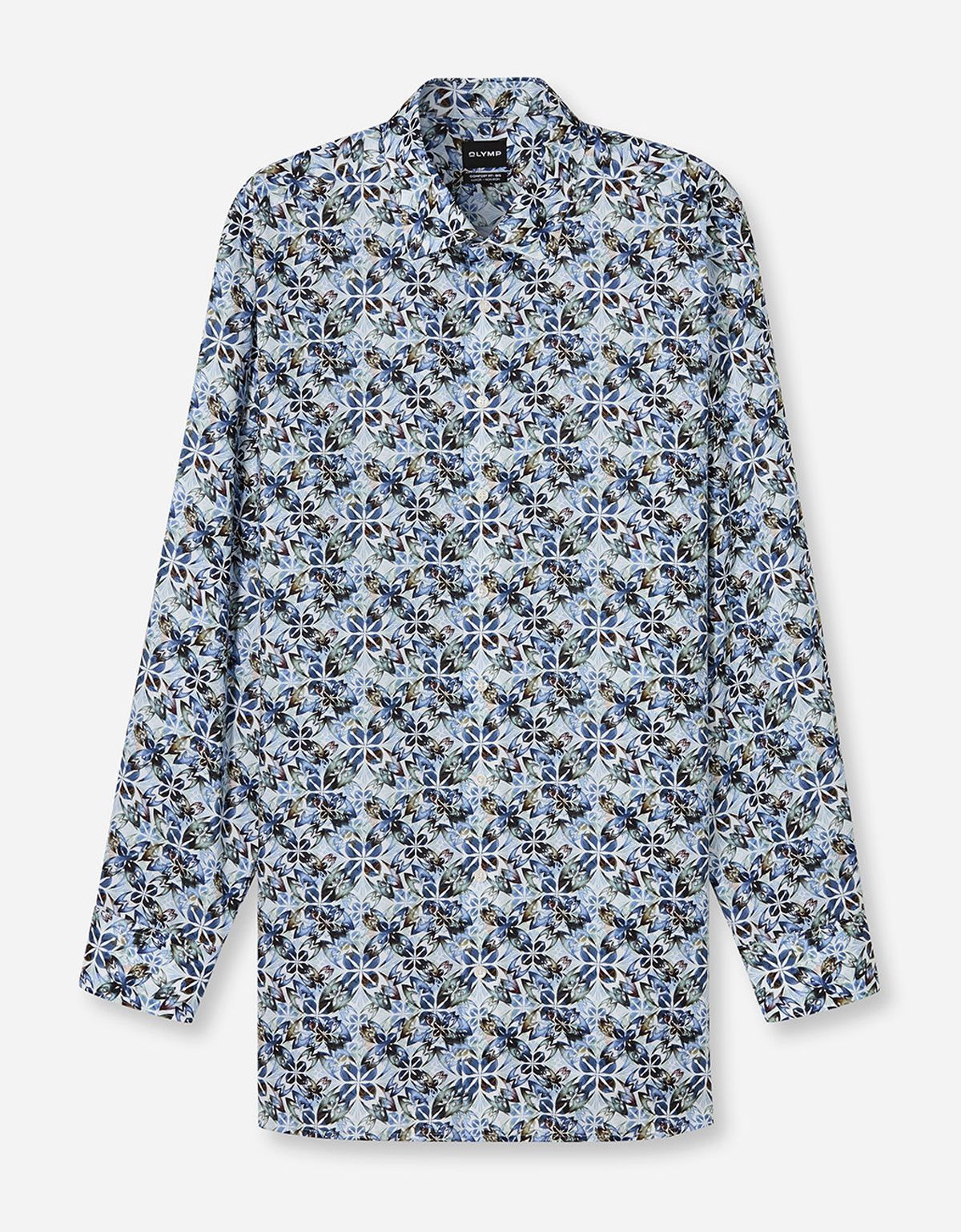 Рубашка мужская с принтом Olymp Luxor Big, прямой крой | купить в интернет-магазине Olymp-Men