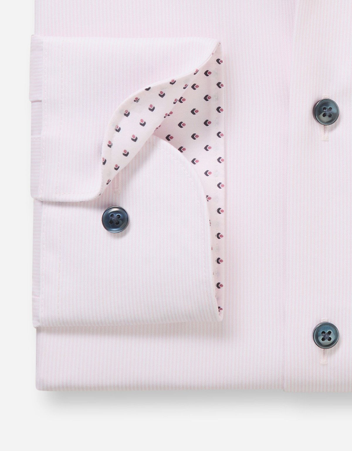 Сорочка мужская в розовую полоску OLYMP Luxor, modern fit | купить в интернет-магазине Olymp-Men