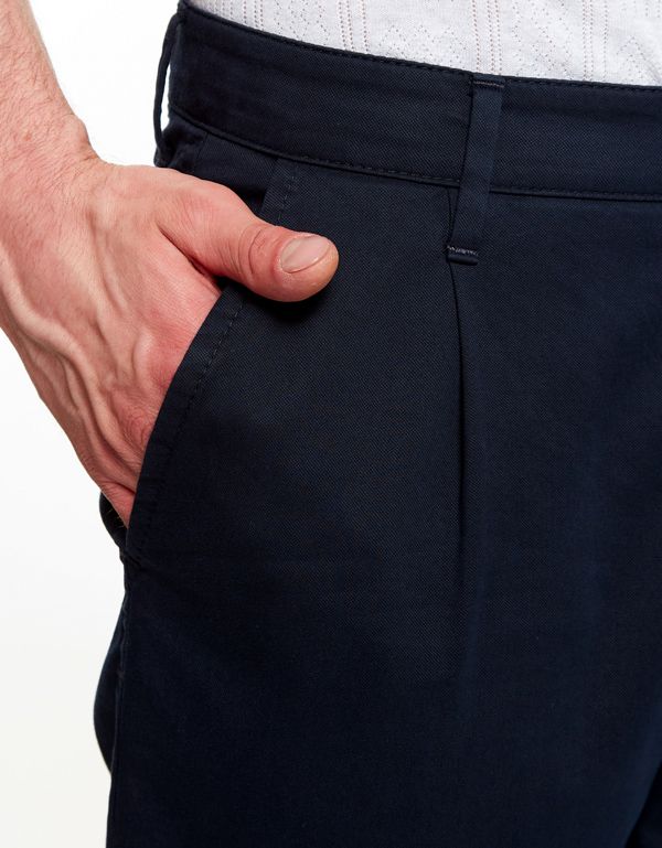 Брюки синие мужские Club Of Comfort зауженные | купить в интернет-магазине Olymp-Men