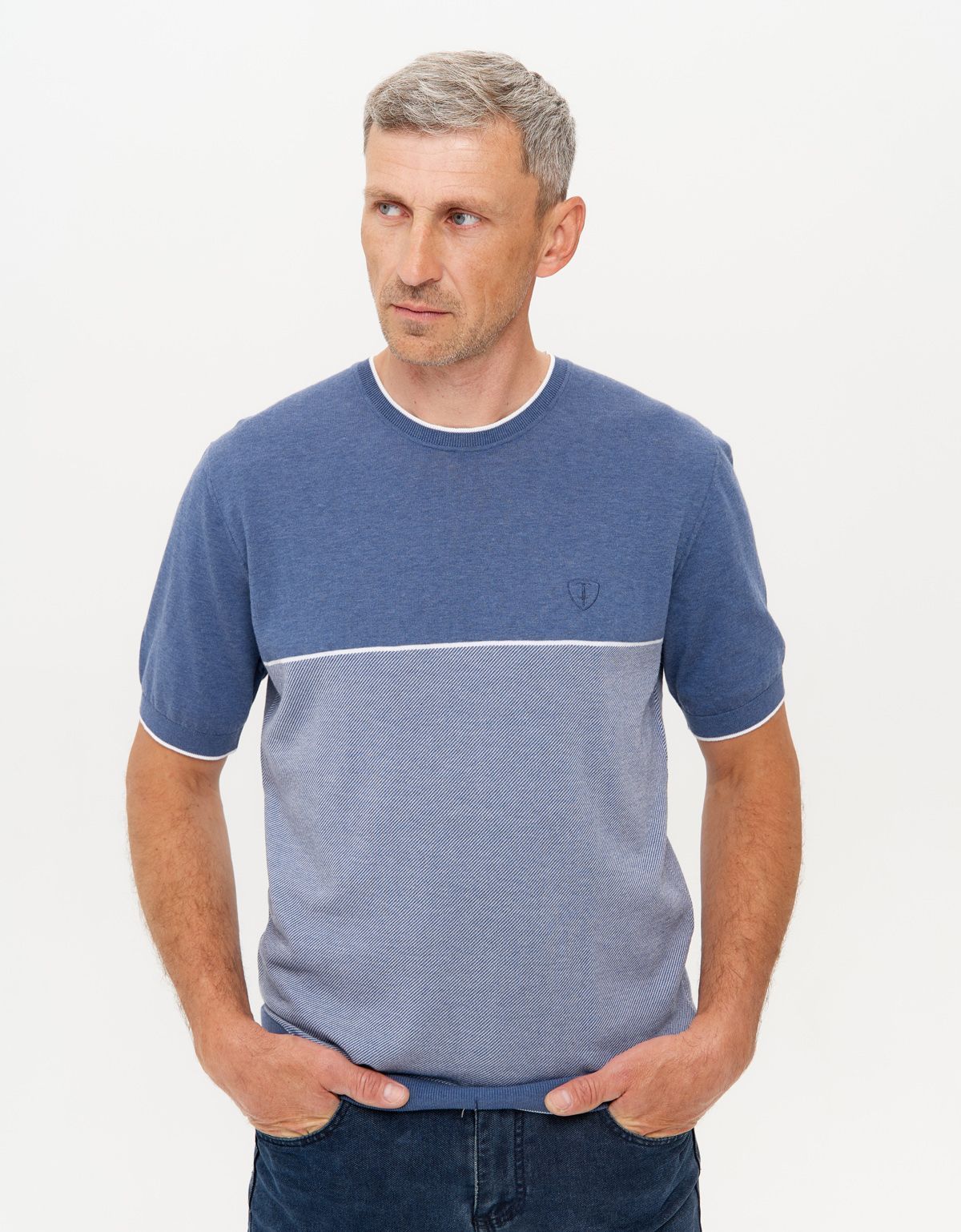 Джемпер мужской с коротким рукавом Gratude | интернет-магазин Olymp-Men