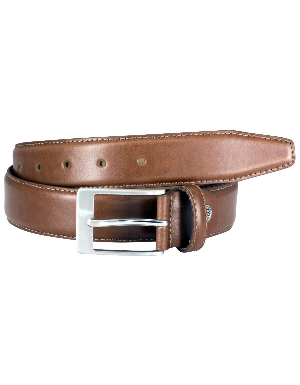 Ремень Lindenmann классический из гладкой кожи мужские | купить в интернет-магазине Olymp-Men