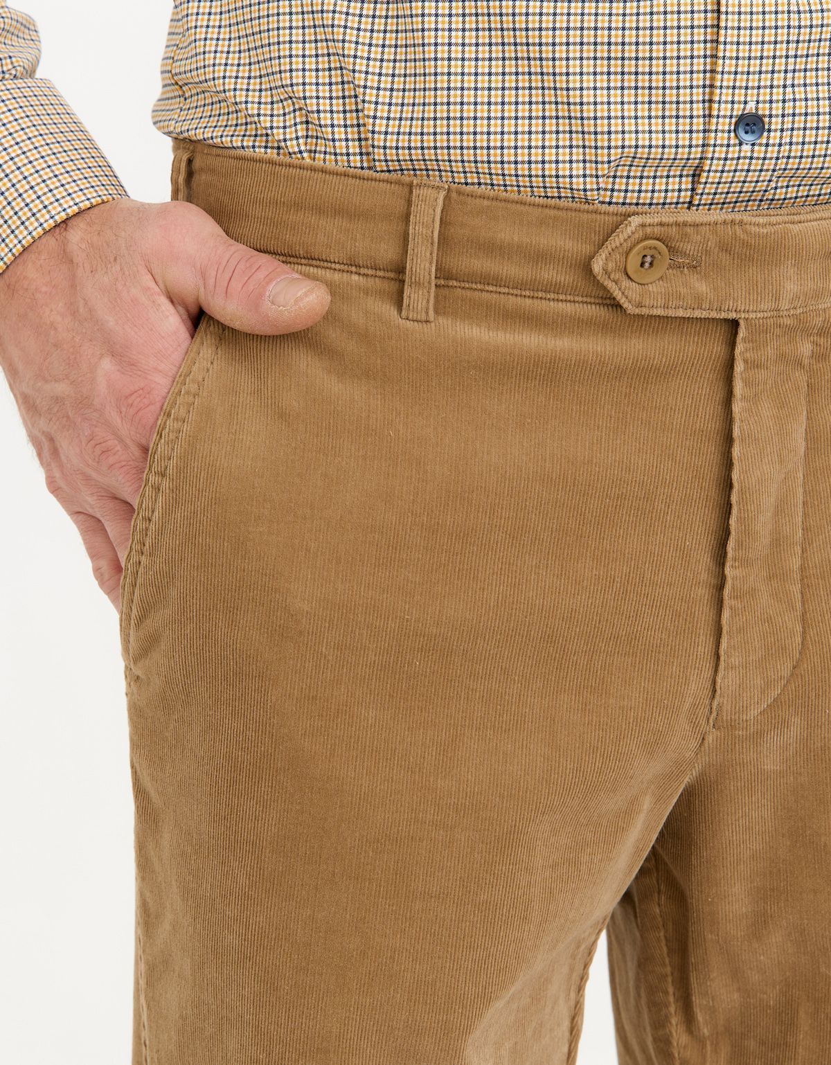 Брюки вельветовые бежевые w.Wegener | купить в интернет-магазине Olymp-Men