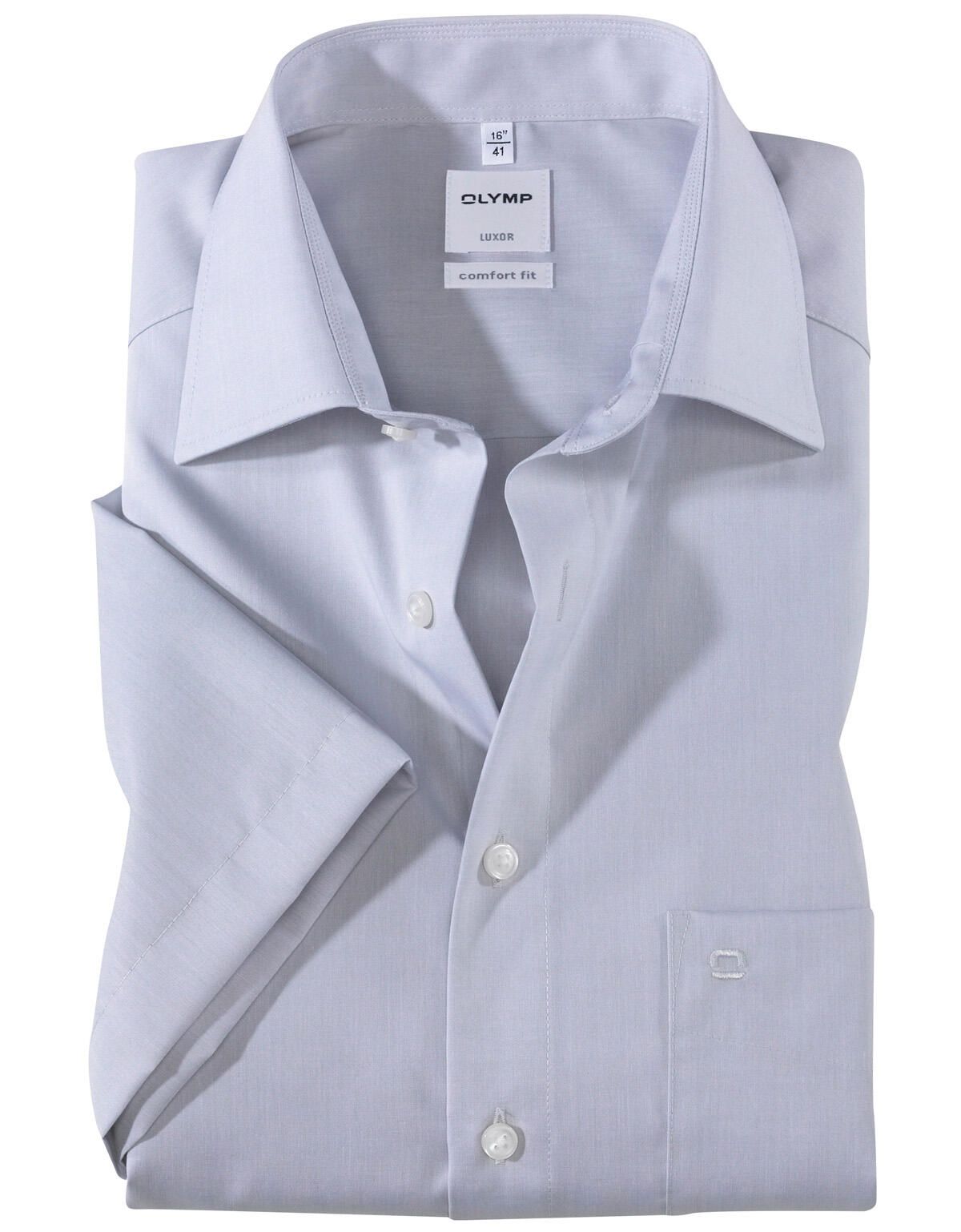 Рубашка мужская OLYMP Luxor, прямой крой[СЕРЫЙ]