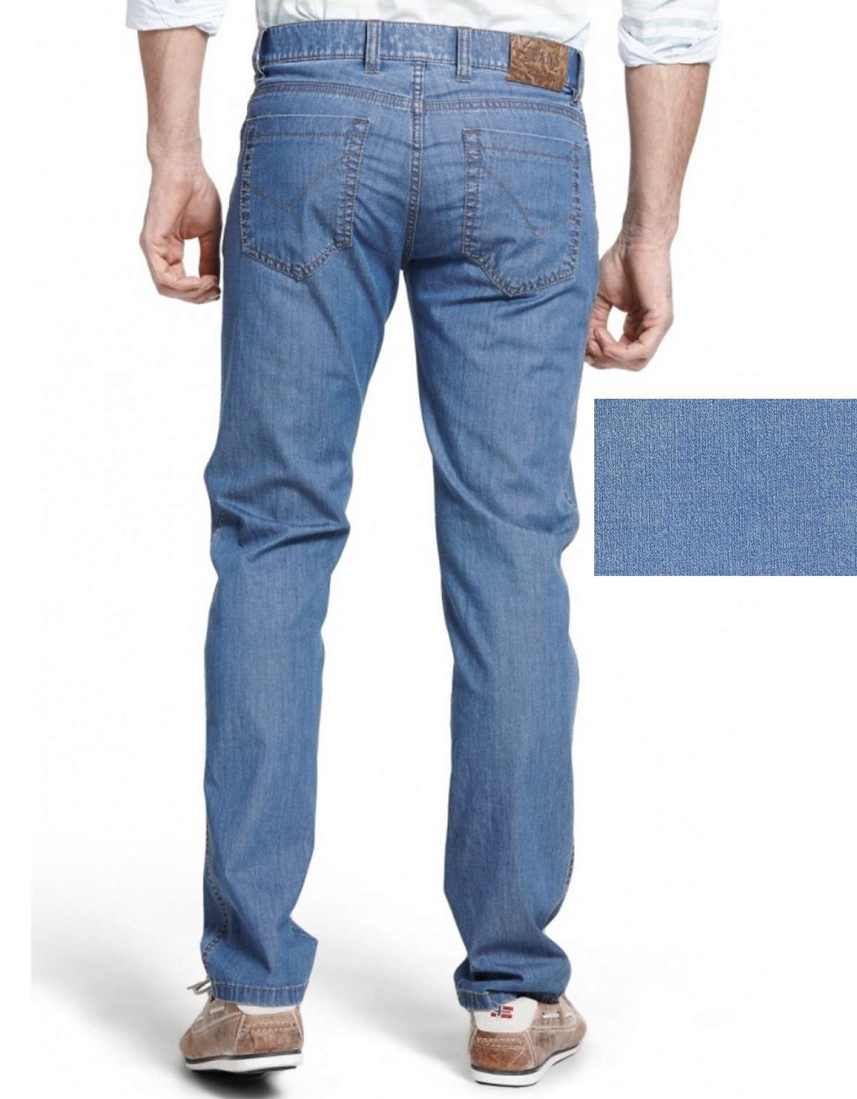 Джинсы мужские голубые w.Wegener | купить в интернет-магазине Olymp-Men