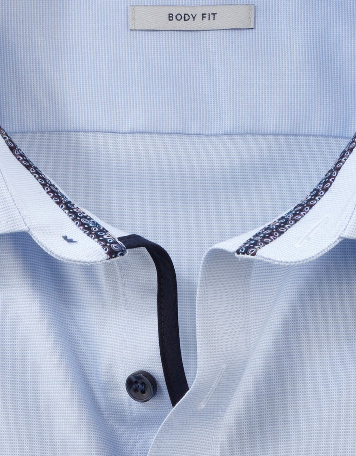 Рубашка классическая голубая OLYMP Level Five, body fit | купить в интернет-магазине Olymp-Men