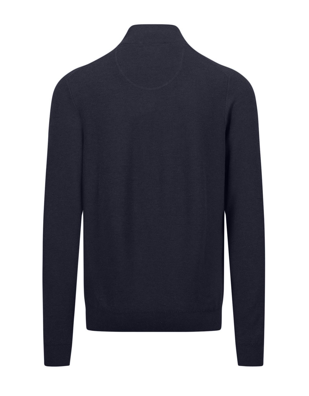 Свитер мужской синий на молнии Fynch-Hatton | купить в интернет-магазине Olymp-Men