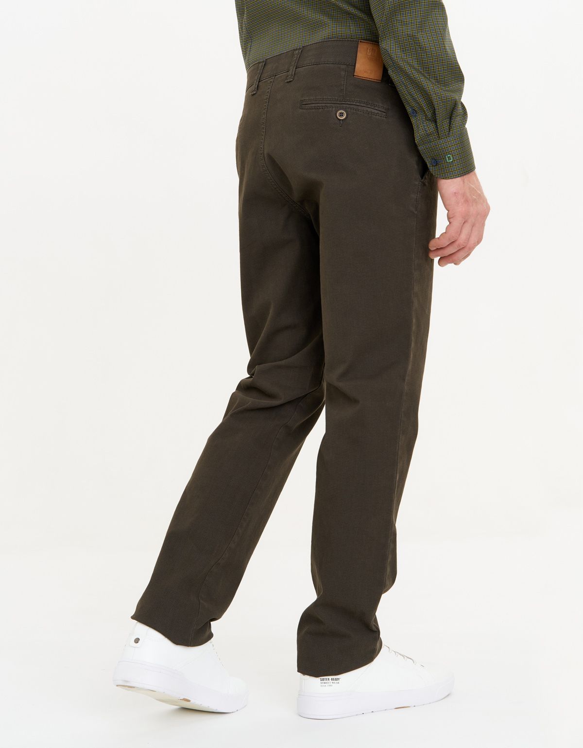 Брюки мужские зелёные хлопковые Club Of Comfort | купить в интернет-магазине Olymp-Men