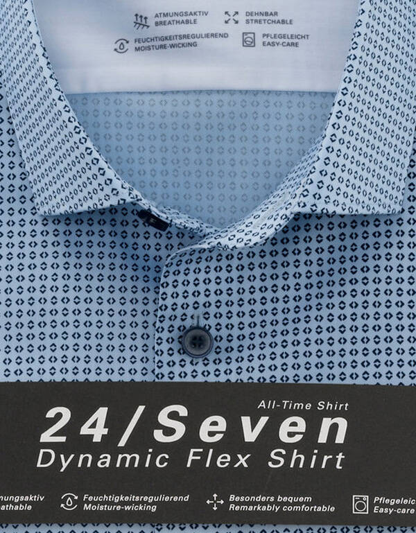 Рубашка с принтом из лиоцелла OLYMP Level Five, body fit | купить в интернет-магазине Olymp-Men