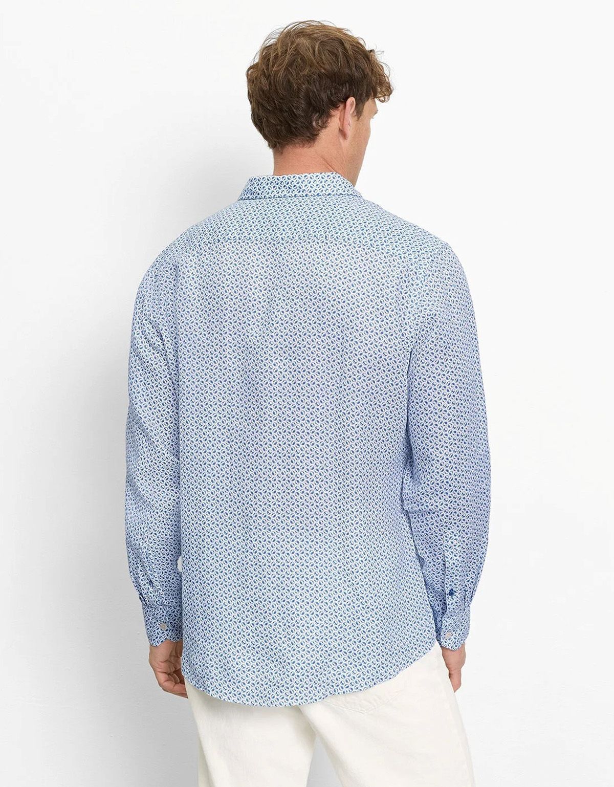 Рубашка льняная с длинным рукавом OLYMP | купить в интернет-магазине Olymp-Men