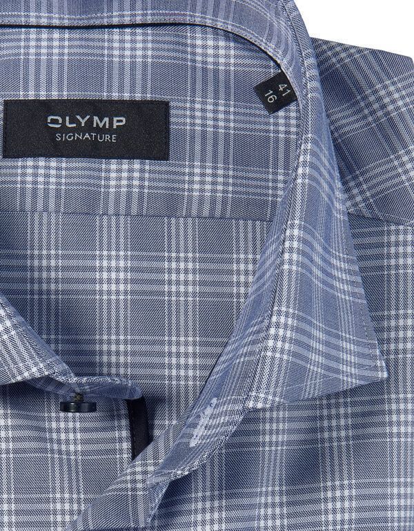 Классическая рубашка Signature в синюю клетку