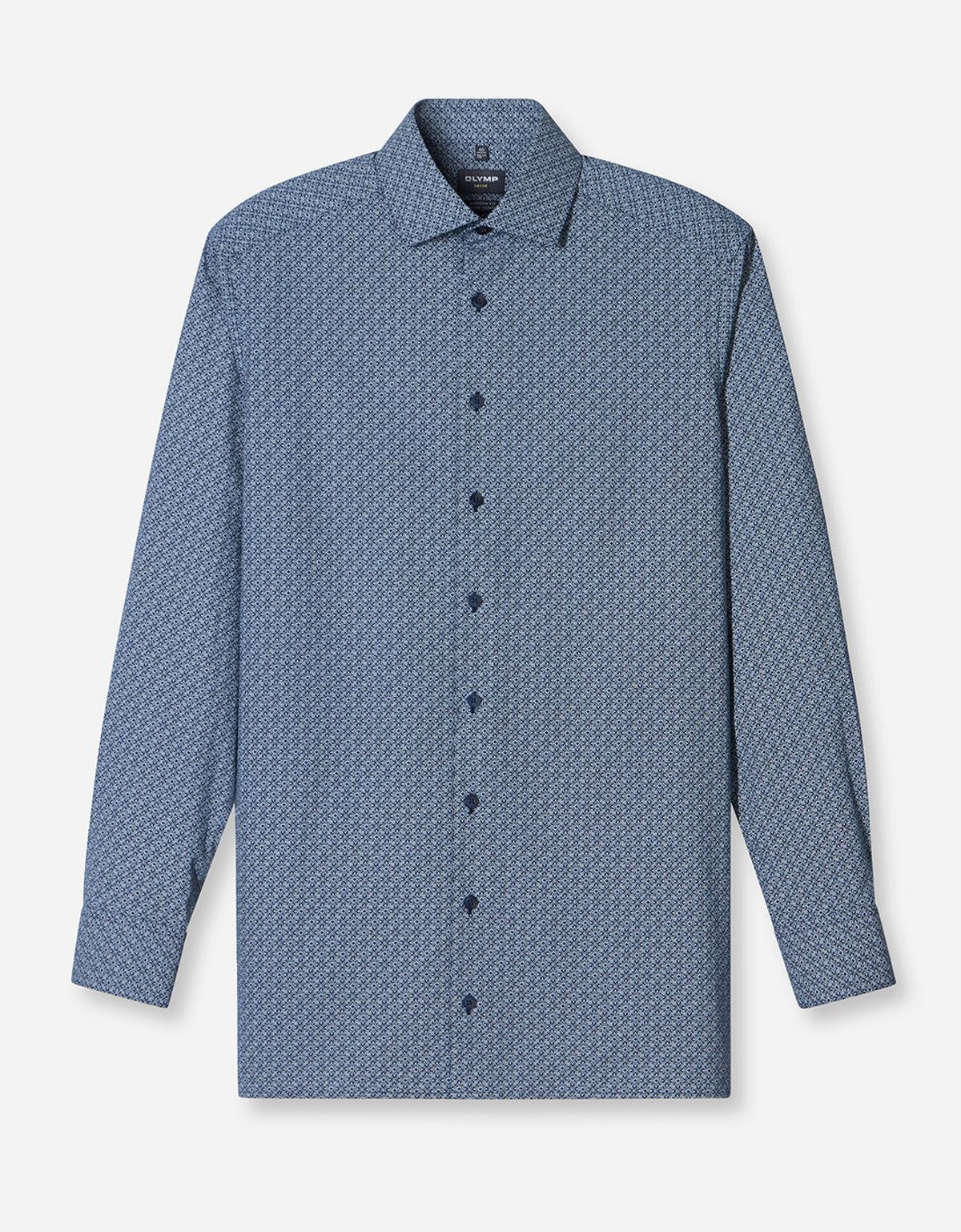 Рубашка с принтом Olymp, modern fit, климат-контроль, на высокий рост | купить в интернет-магазине Olymp-Men