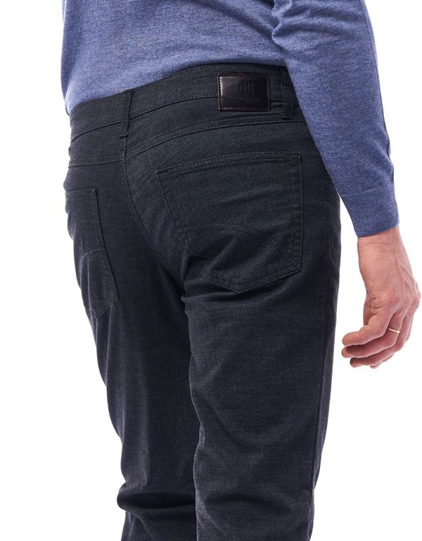 Брюки мужские тёплые синие Club Of Comfort, прямые | купить в интернет-магазине Olymp-Men