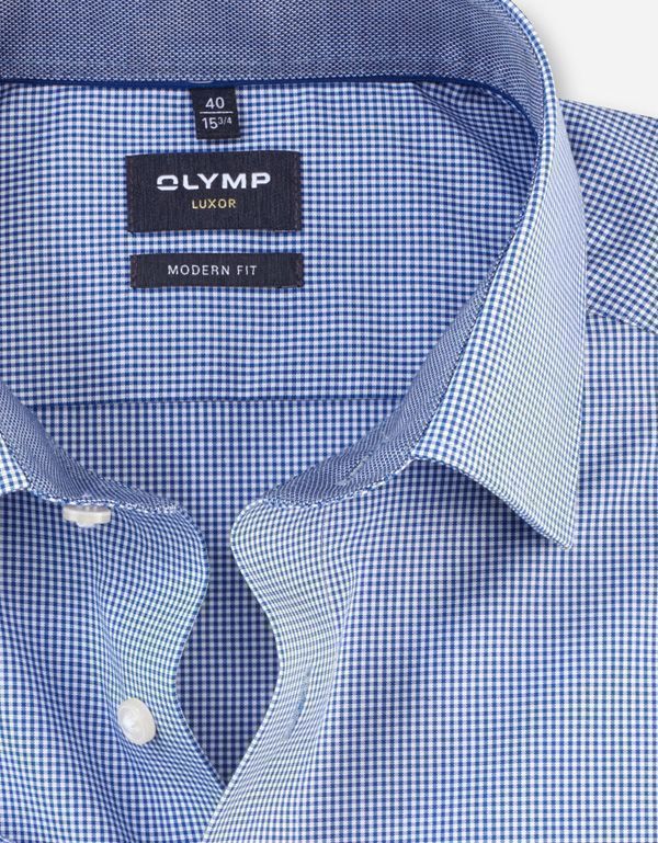 Рубашка мужская в клетку OLYMP Luxor, modern fit