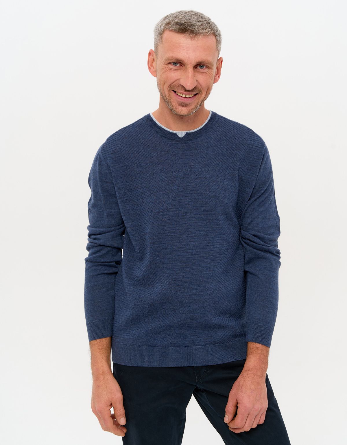 Джемпер мужской Gratude из тонкой шерсти | интернет-магазин Olymp-Men