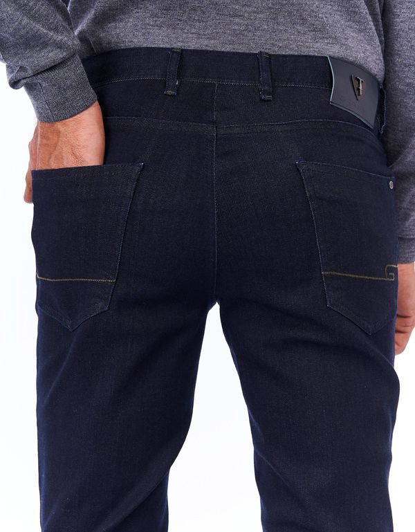 Джинсы мужские синие Gratude зауженные | купить в интернет-магазине Olymp-Men