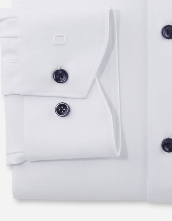 Рубашка белая OLYMP Luxor, климат-контроль, modern fit | купить в интернет-магазине Olymp-Men