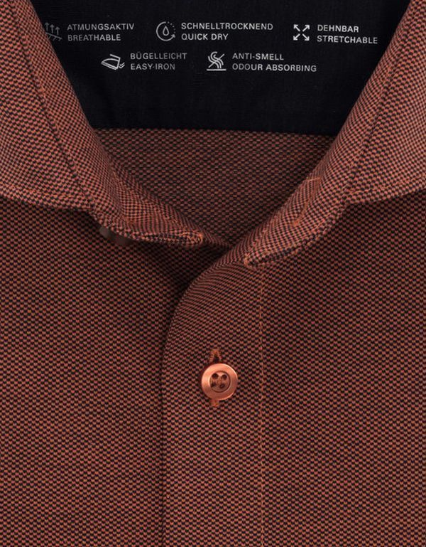 Рубашка трикотажная мужская OLYMP 24/7, супер слим, артикул 25082407