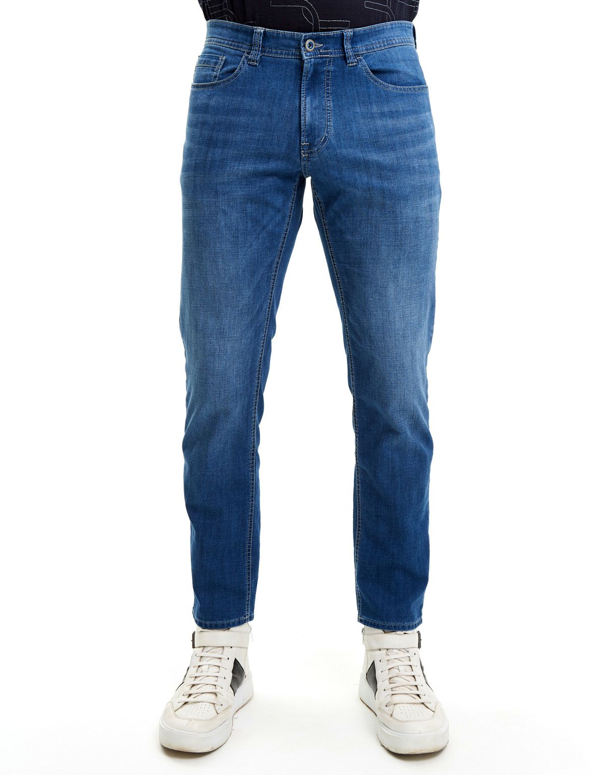 Джинсы голубые мужские Hattric прямого кроя | купить в интернет-магазине Olymp-Men