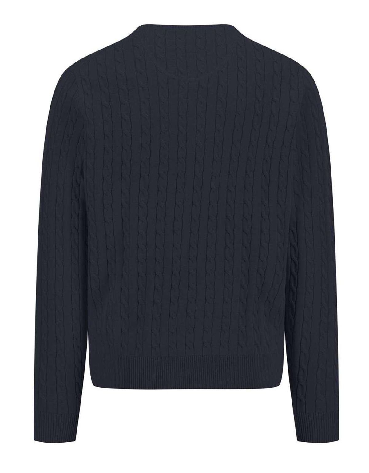 Джемпер мужской Fynch-Hatton вязаный с косами | интернет-магазин Olymp-Men