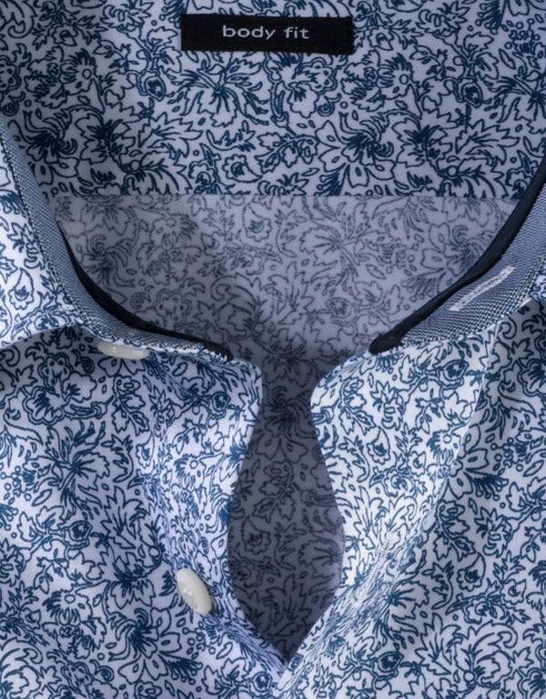 Сорочка мужская с рисунком OLYMP, body fit | купить в интернет-магазине Olymp-Men