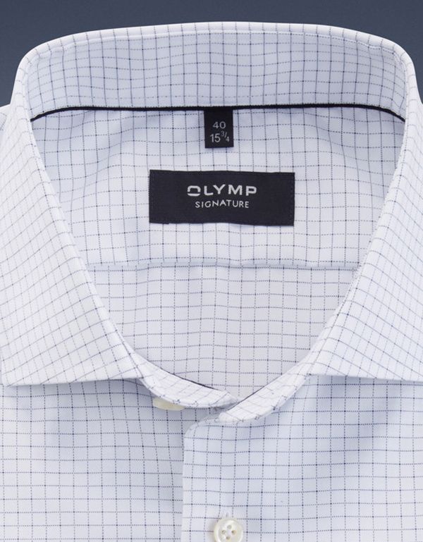 Рубашка классическая мужская в клетку Signature