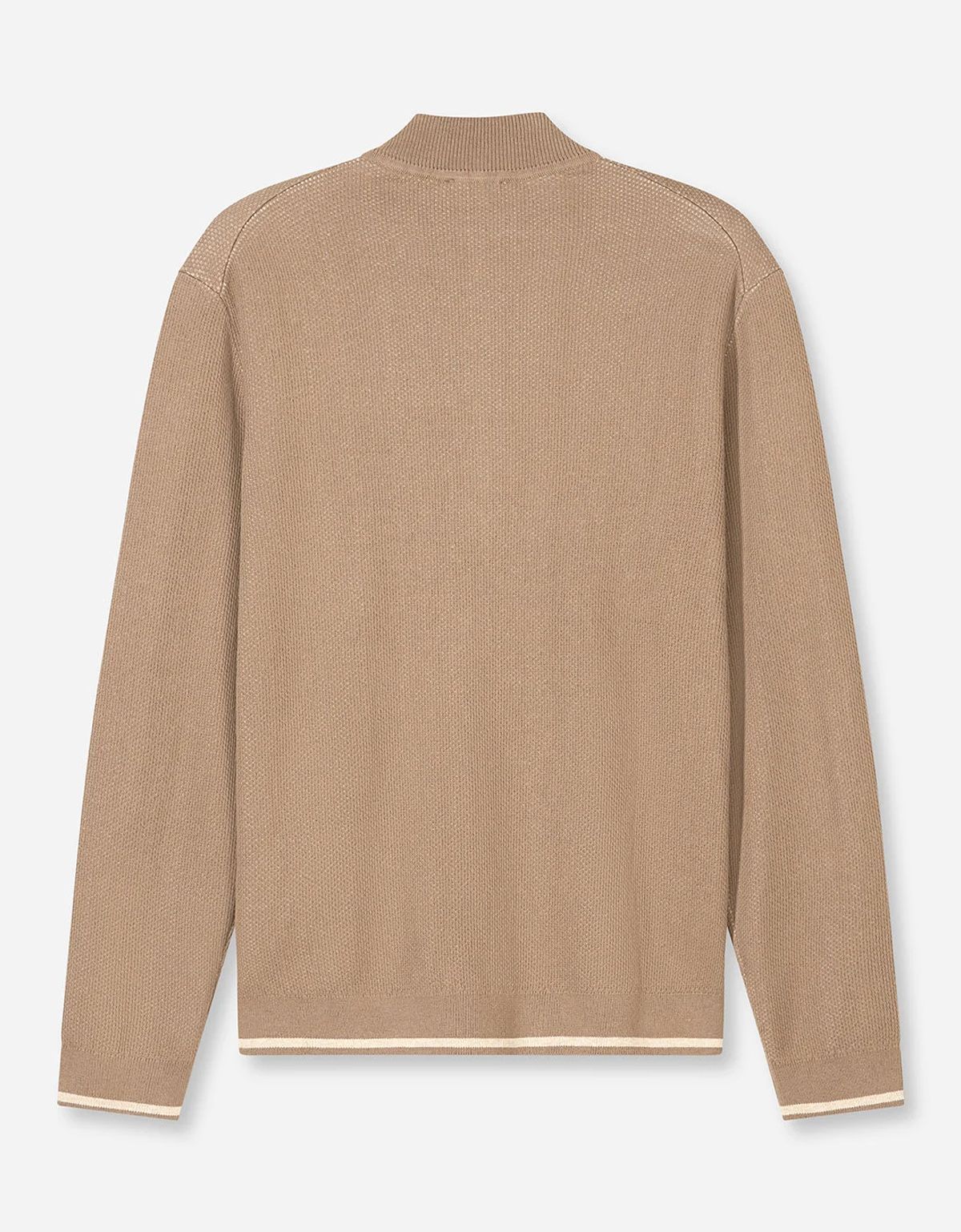 Кардиган бежевый мужской на молнии Olymp | купить в интернет-магазине Olymp-Men